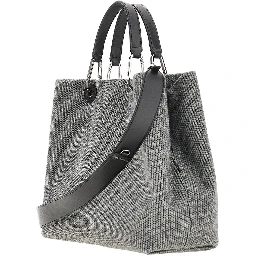 Wool-blend medium shopping bag