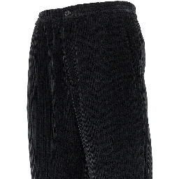 Ribbed chenille pants