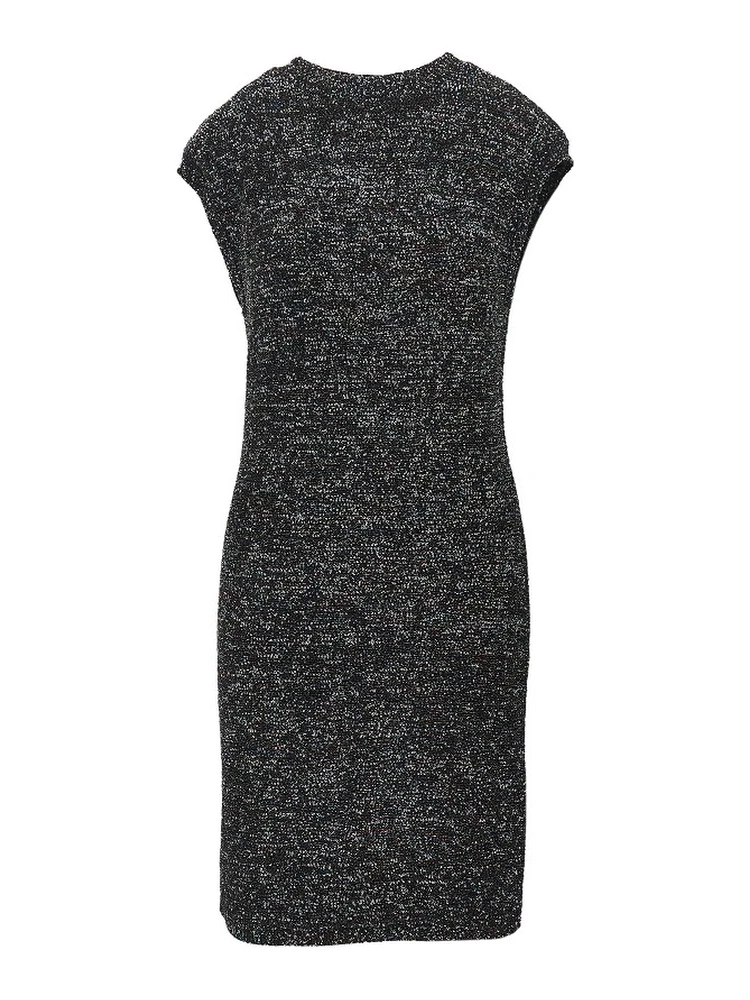 Sequinned knit mini dress