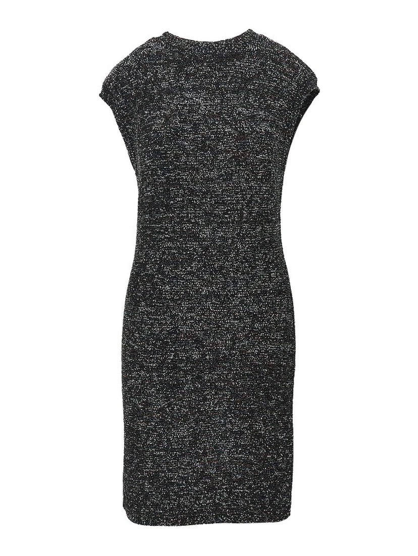 Sequinned knit mini dress