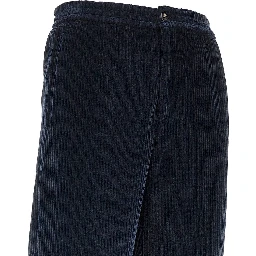 Ribbed chenille pants