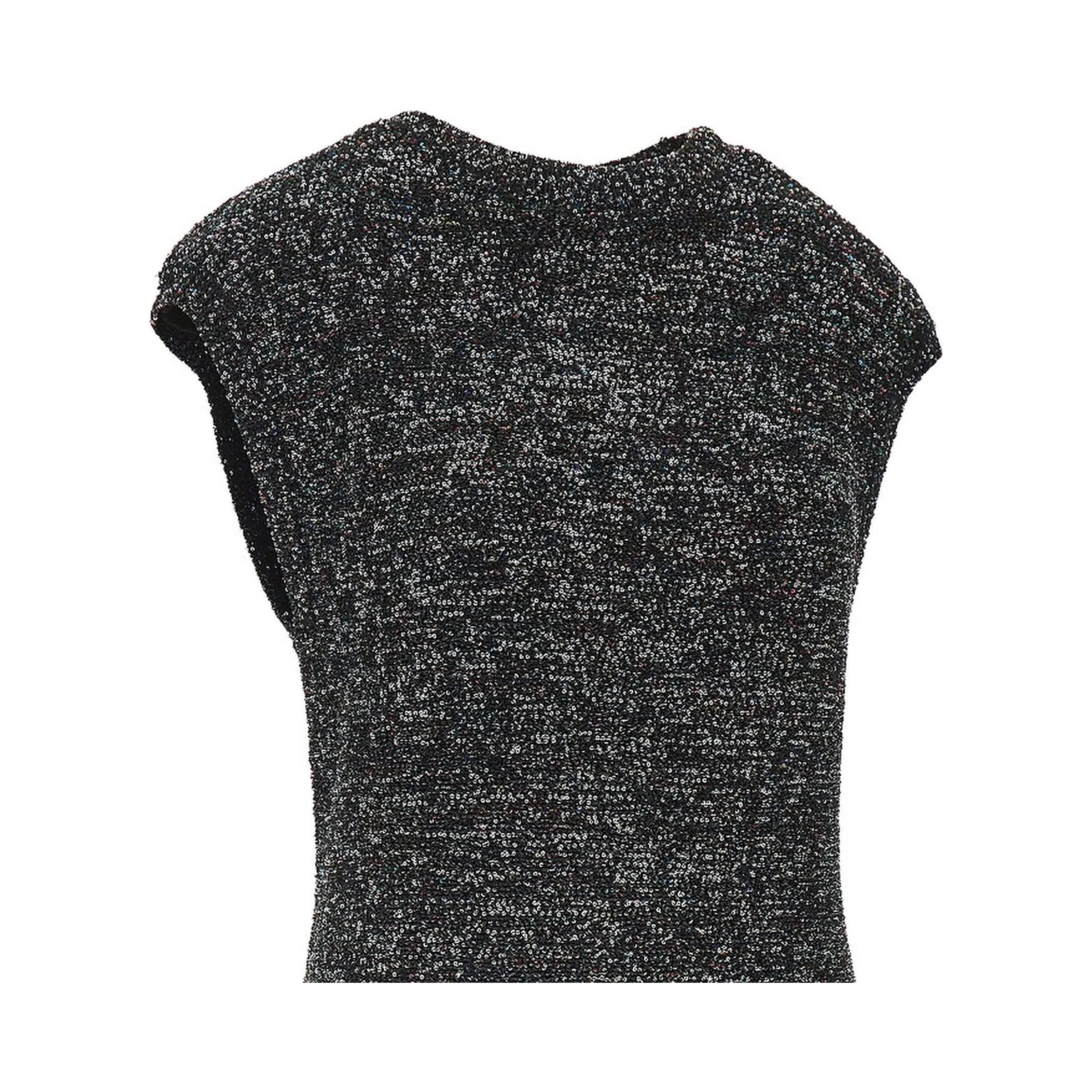 Sequinned knit mini dress