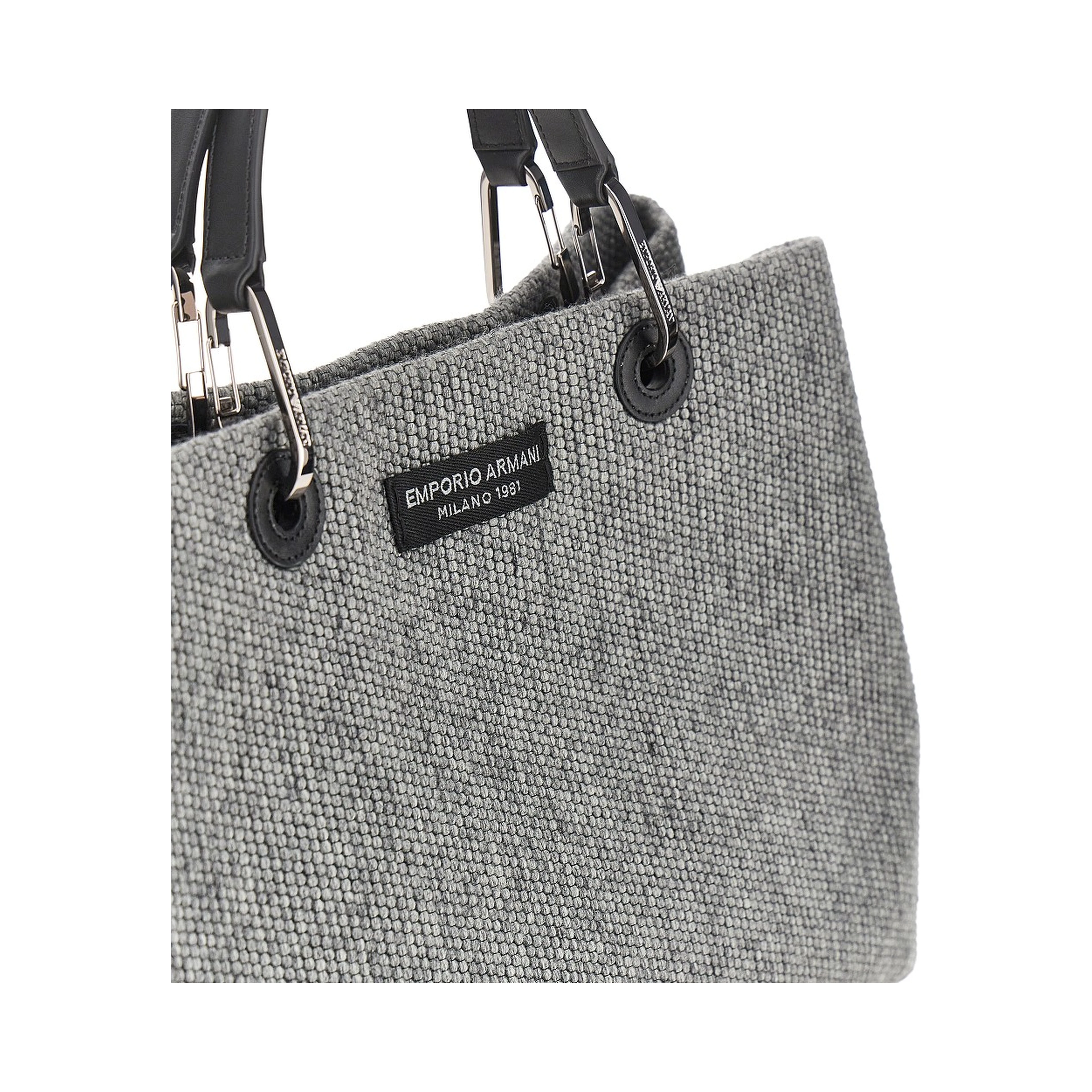 Wool-blend medium shopping bag