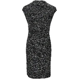 Sequinned knit mini dress