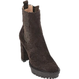 'Barry' suede leather booties