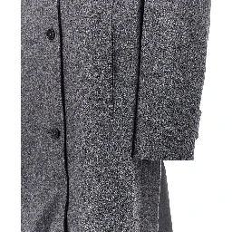 Double wool oversized coat