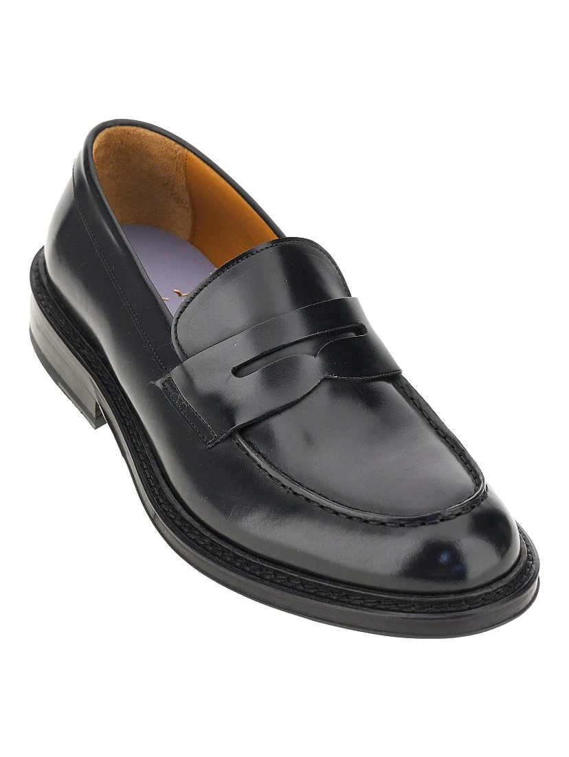 Leather loafers