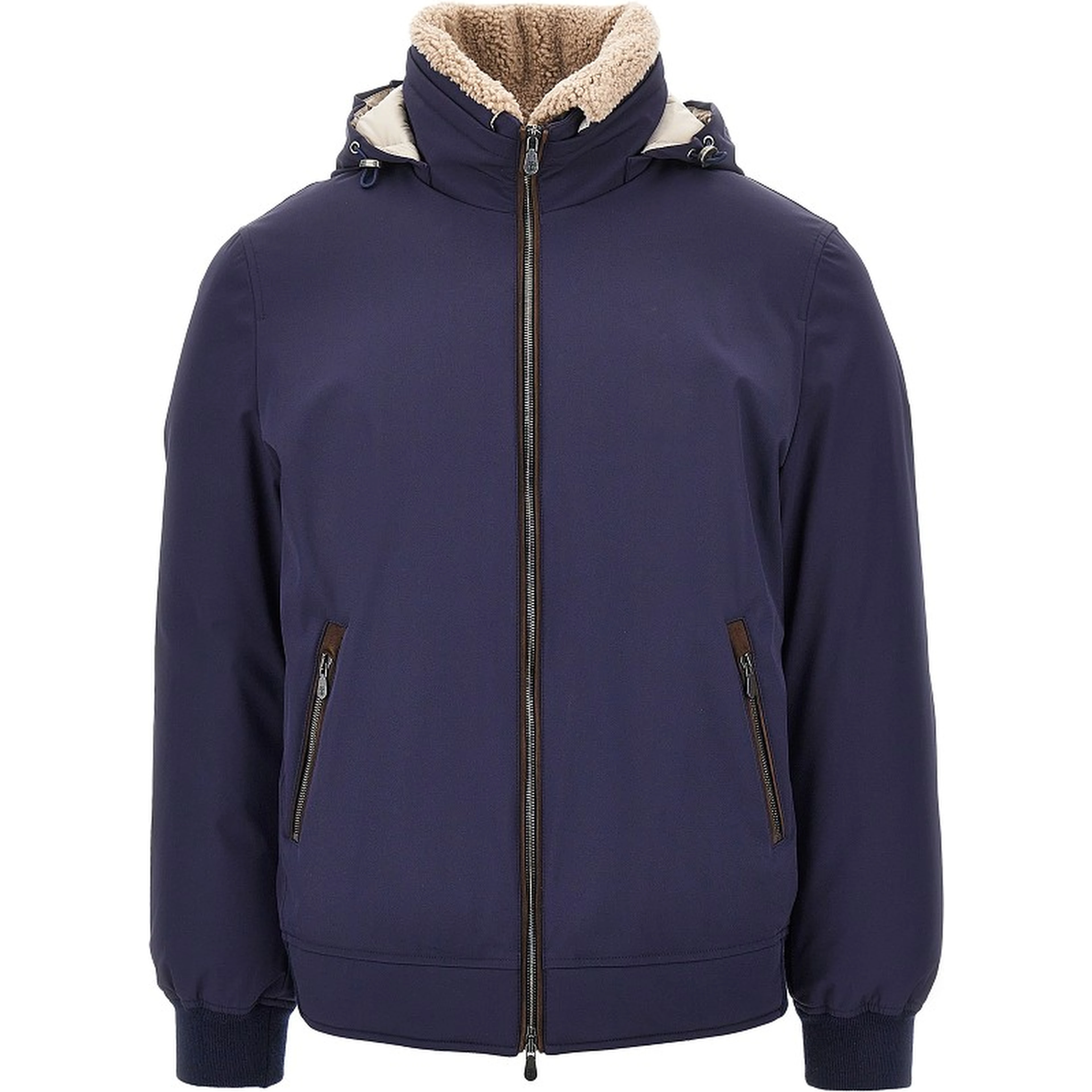 Stretch nylon down jacket