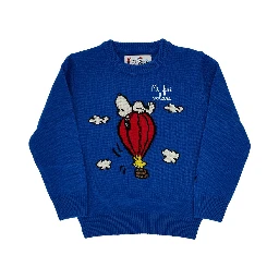 Snoopy intarsia 'Douglas' sweater