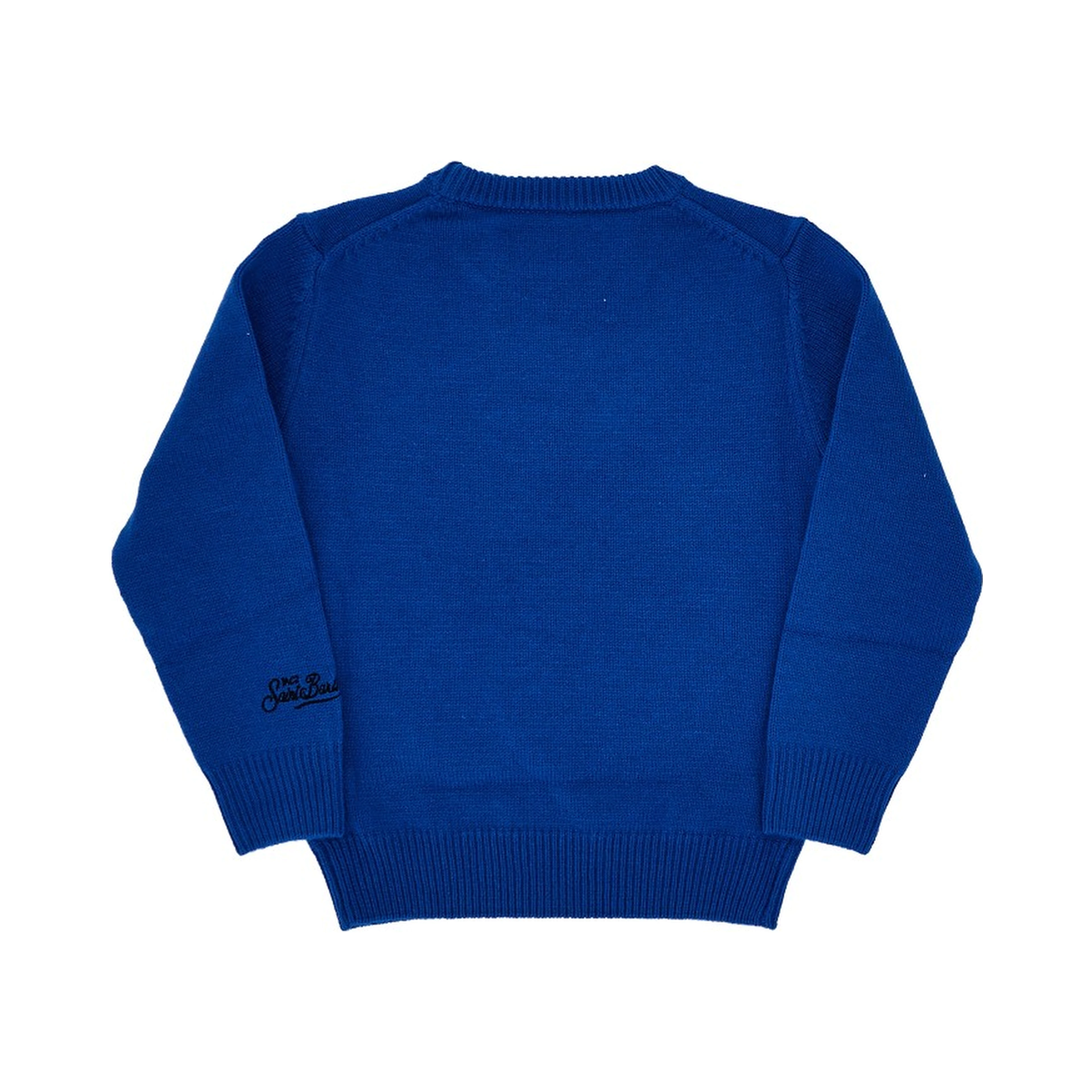 Snoopy intarsia 'Douglas' sweater