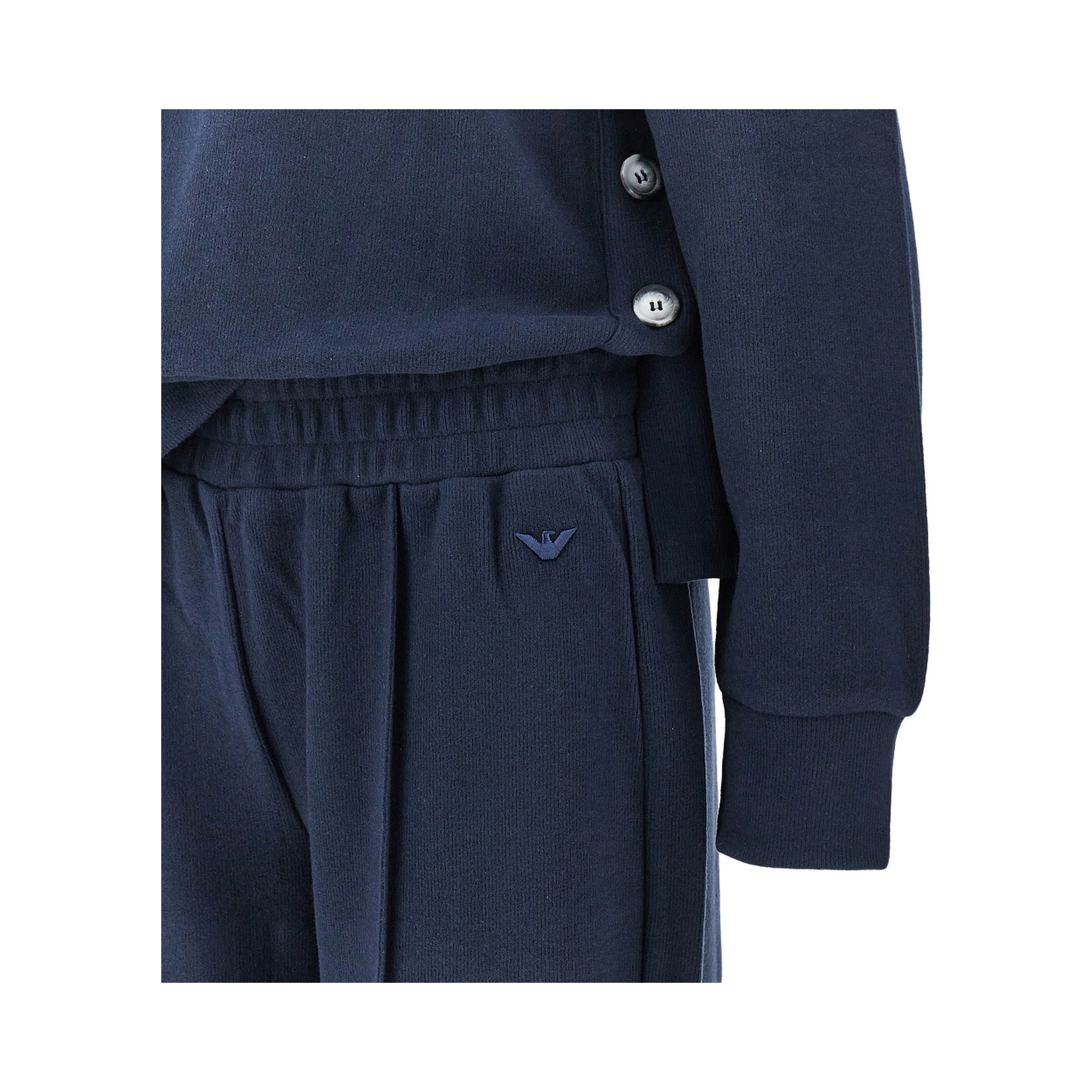 Cotton-blend two-piece set