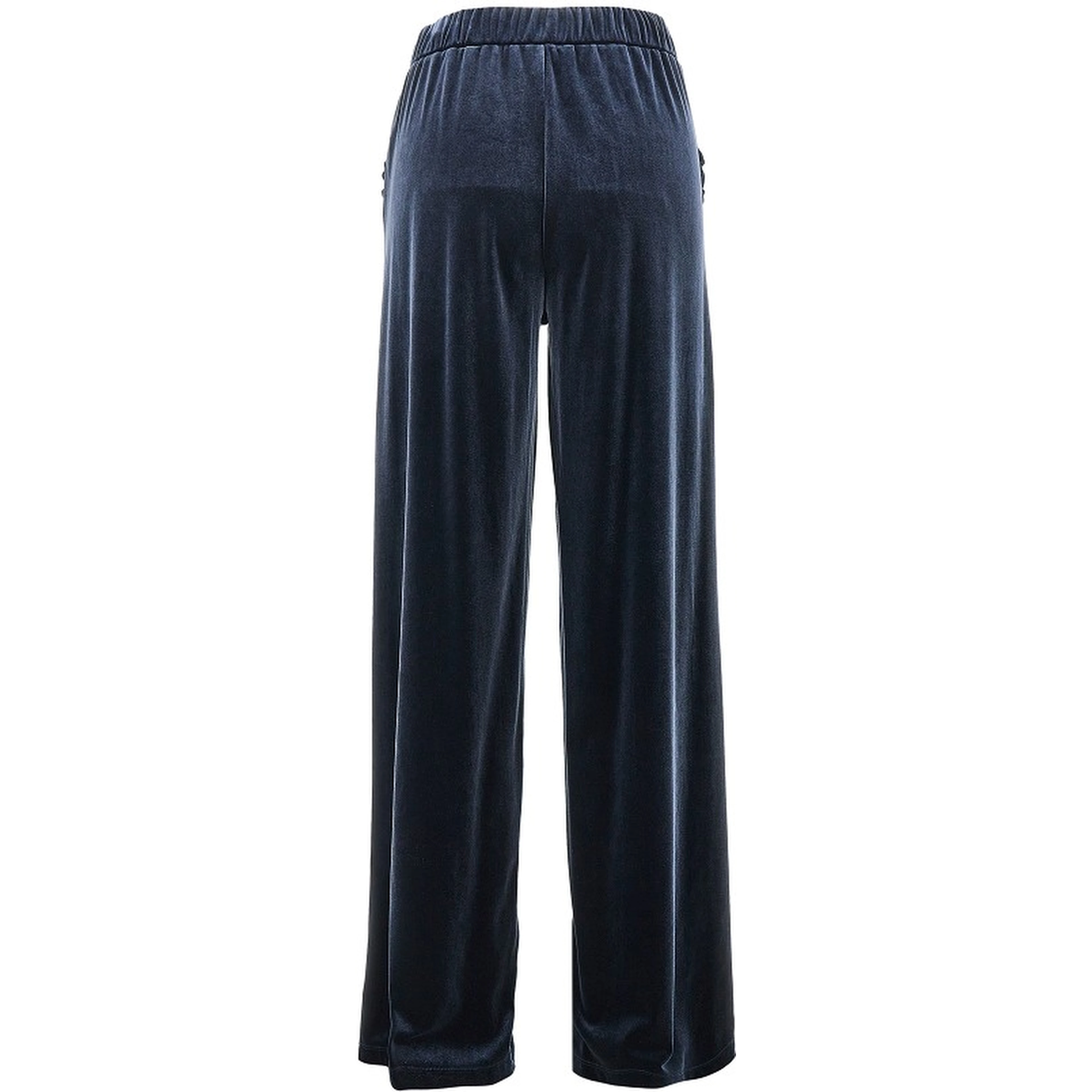 Wide leg chenille pants