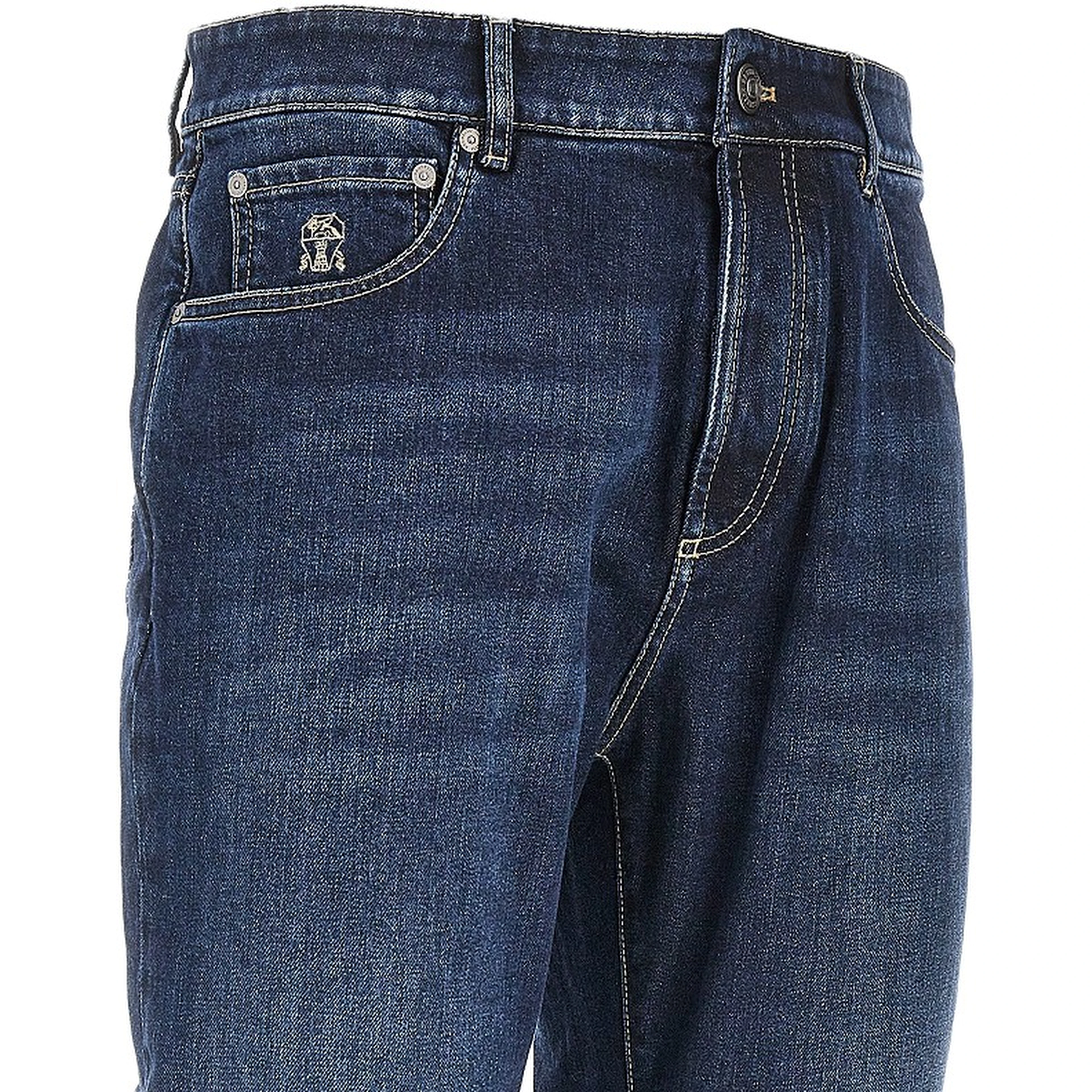 Stretch denim Leisure Fit jeans