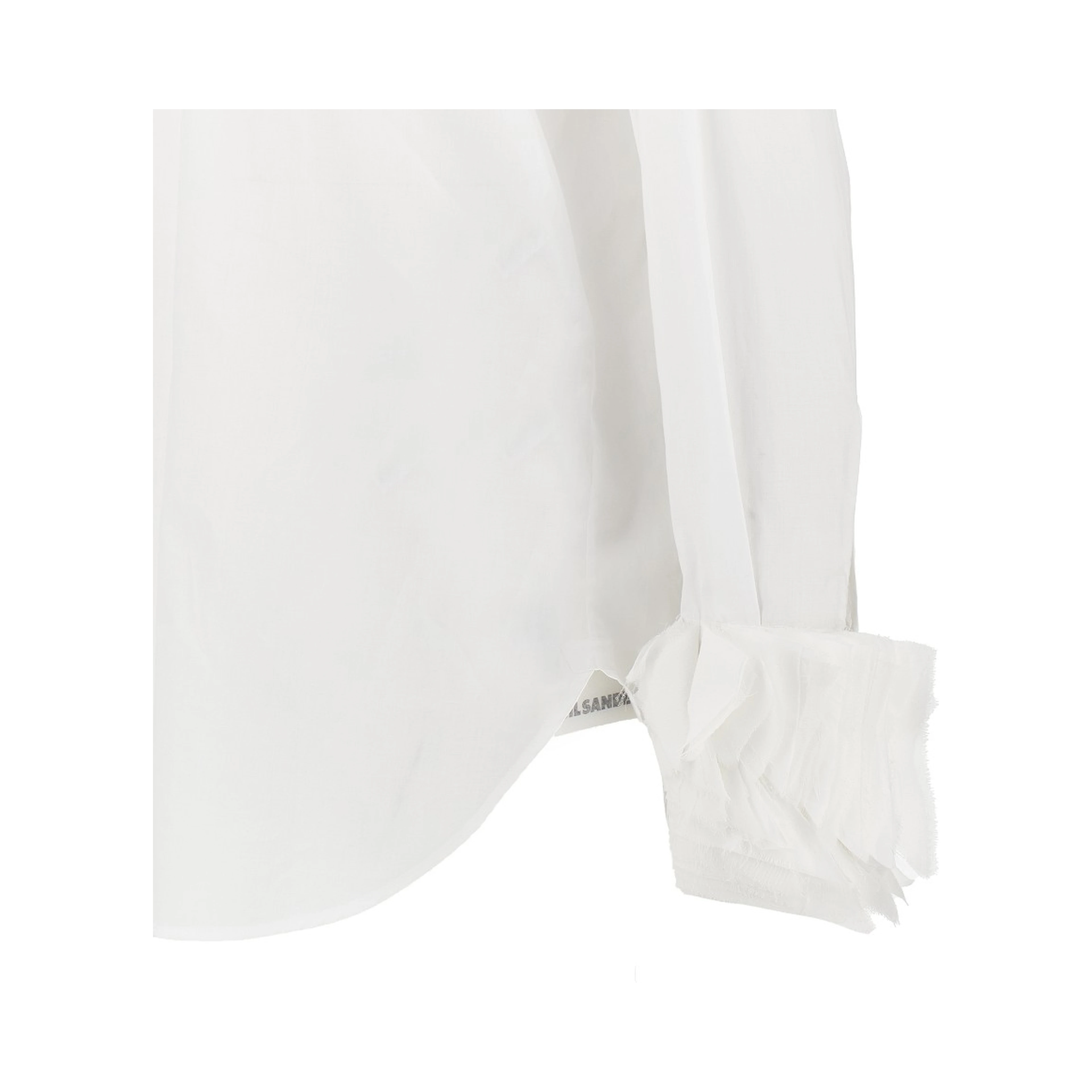 Muslin shirt with layered cuffs