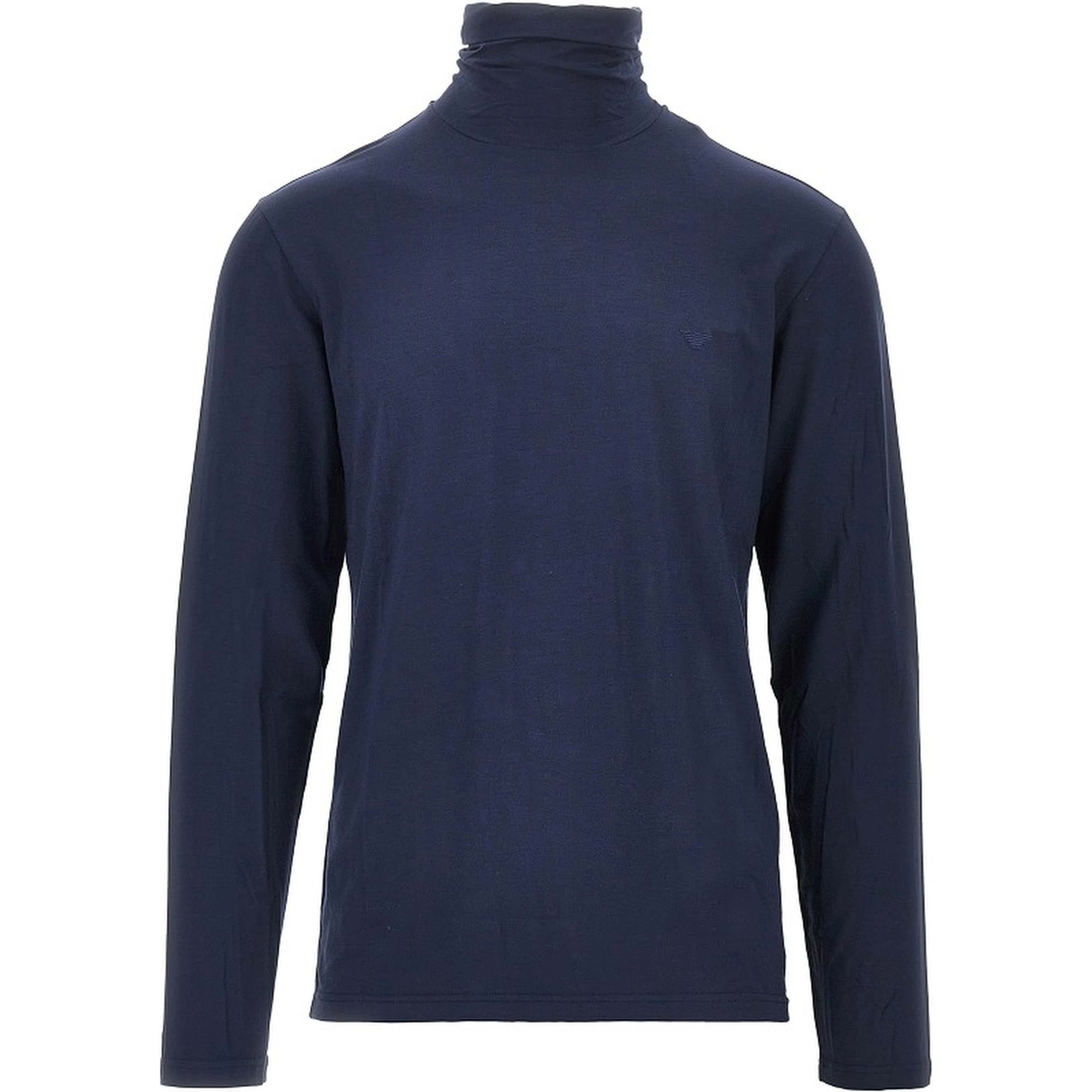 Stretch jersey turtleneck top