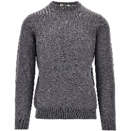 Merino wool crewneck sweater