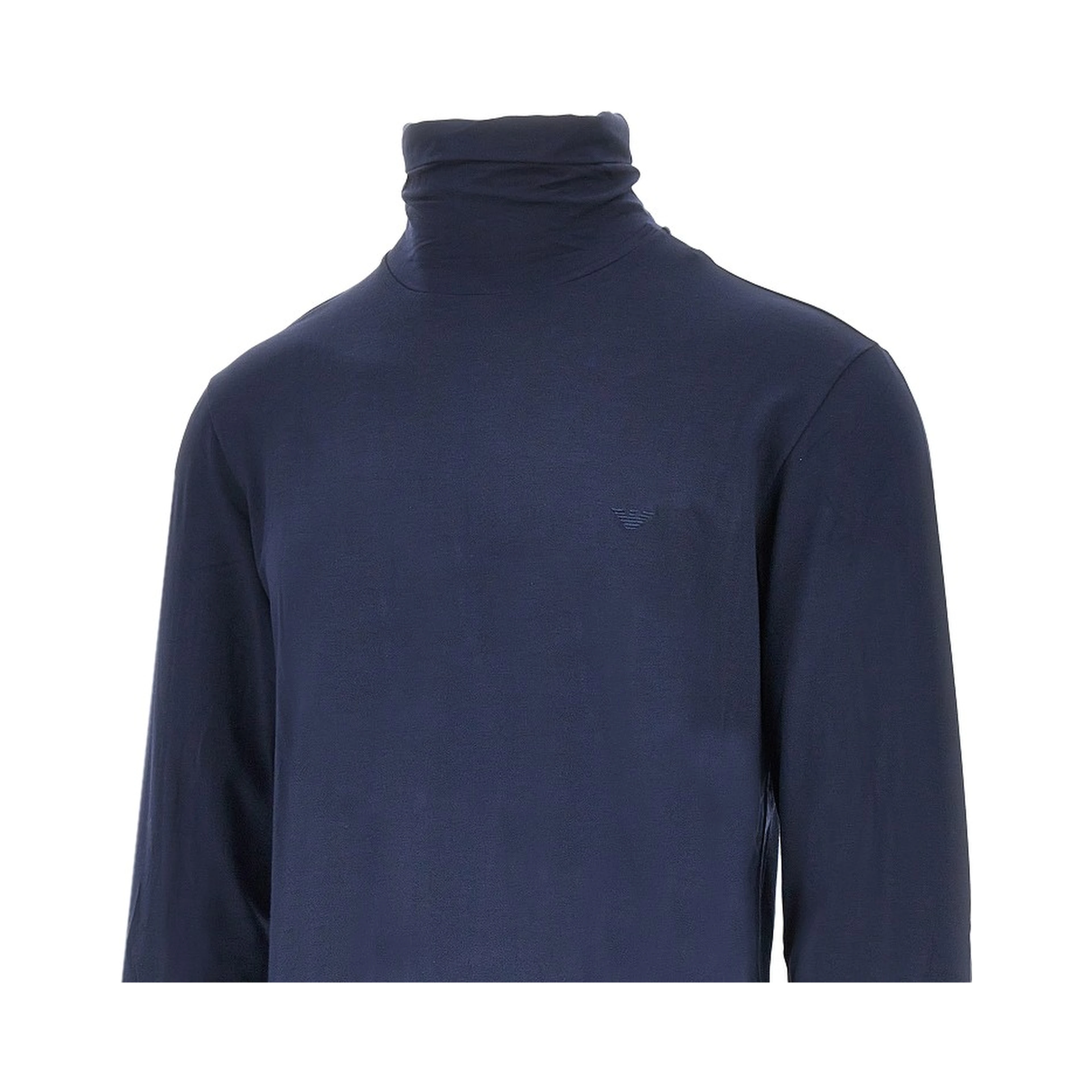Stretch jersey turtleneck top