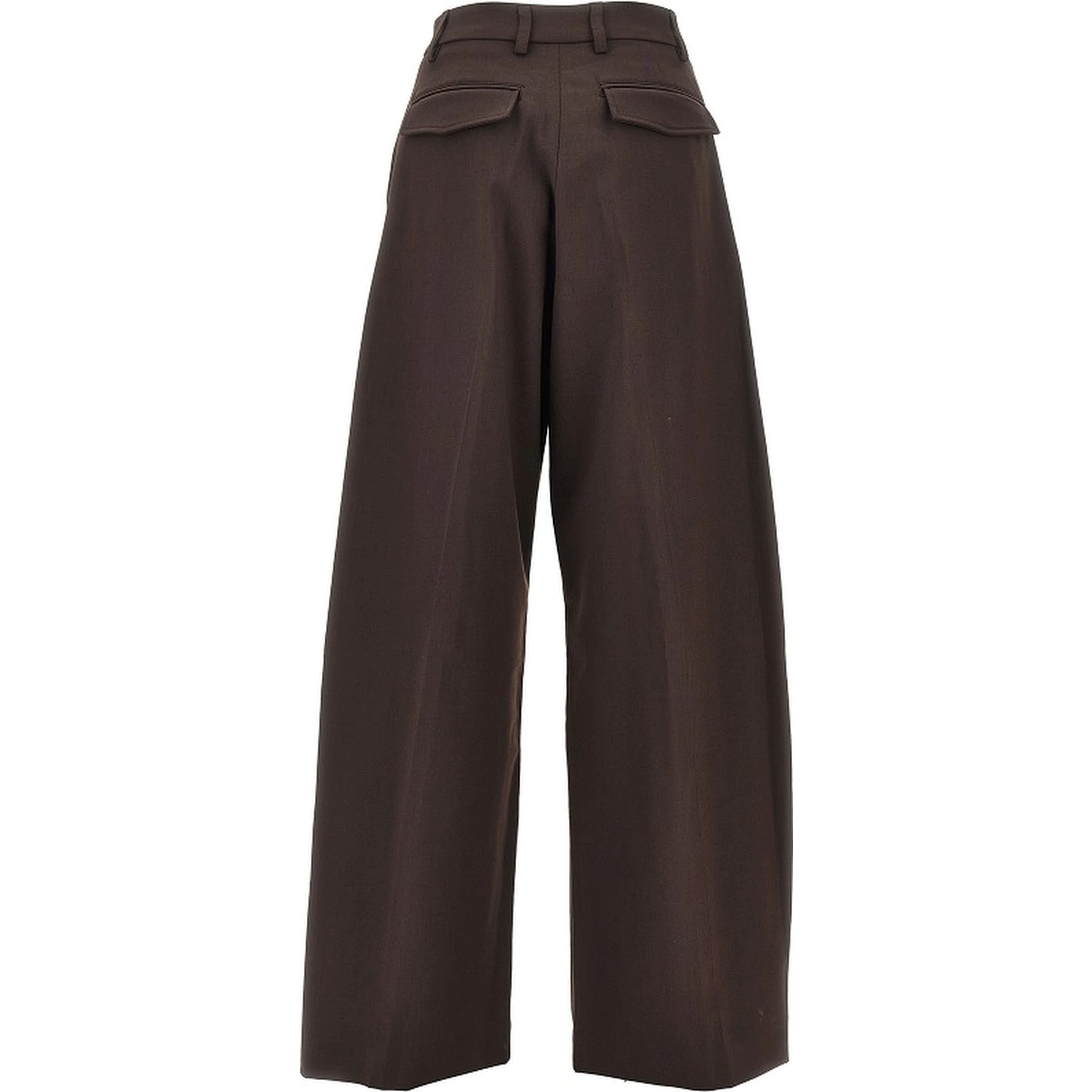 'Billie' wide-leg wool-blend pants