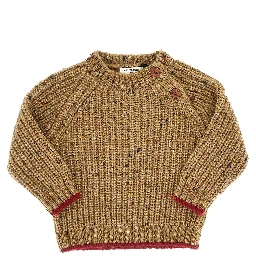 Wool-blend knitted sweater