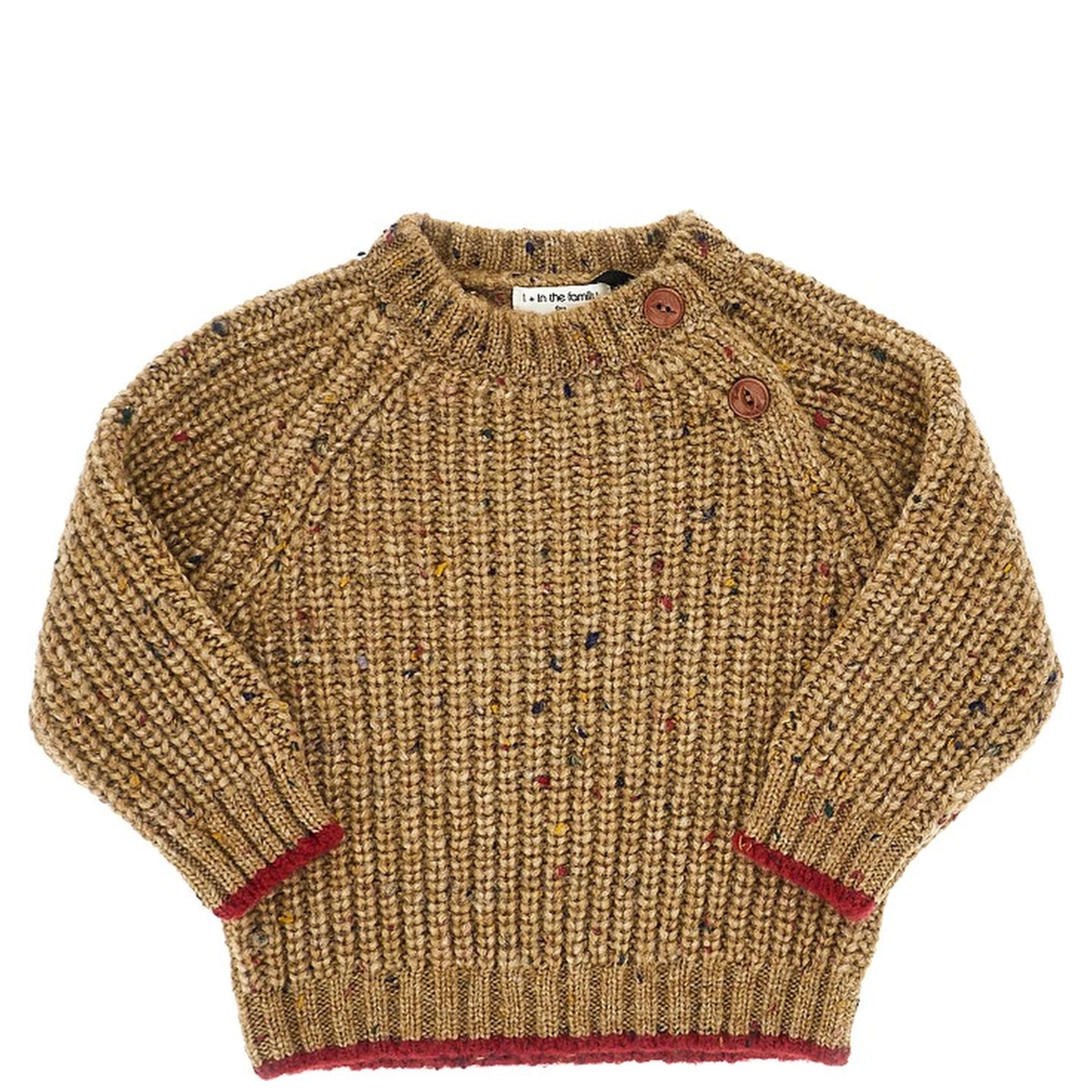 Wool-blend knitted sweater