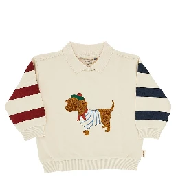 Cotton-blend 'Spotty' sweatshirt