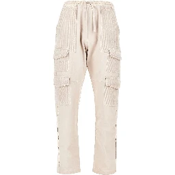 Canvas and corduroy cargo pants