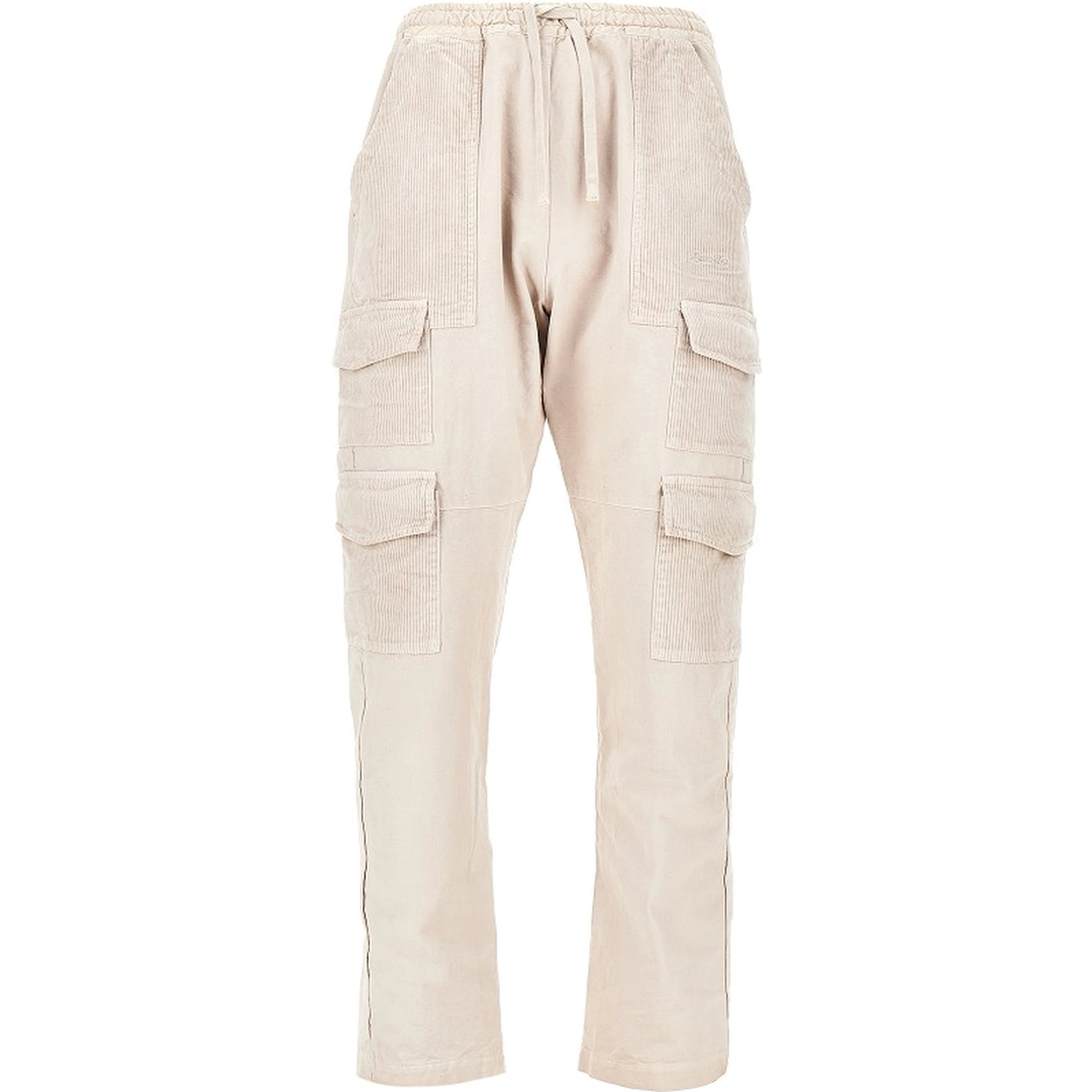 Canvas and corduroy cargo pants