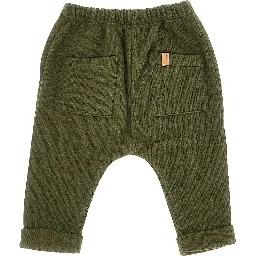 Cotton-blend knitted pants