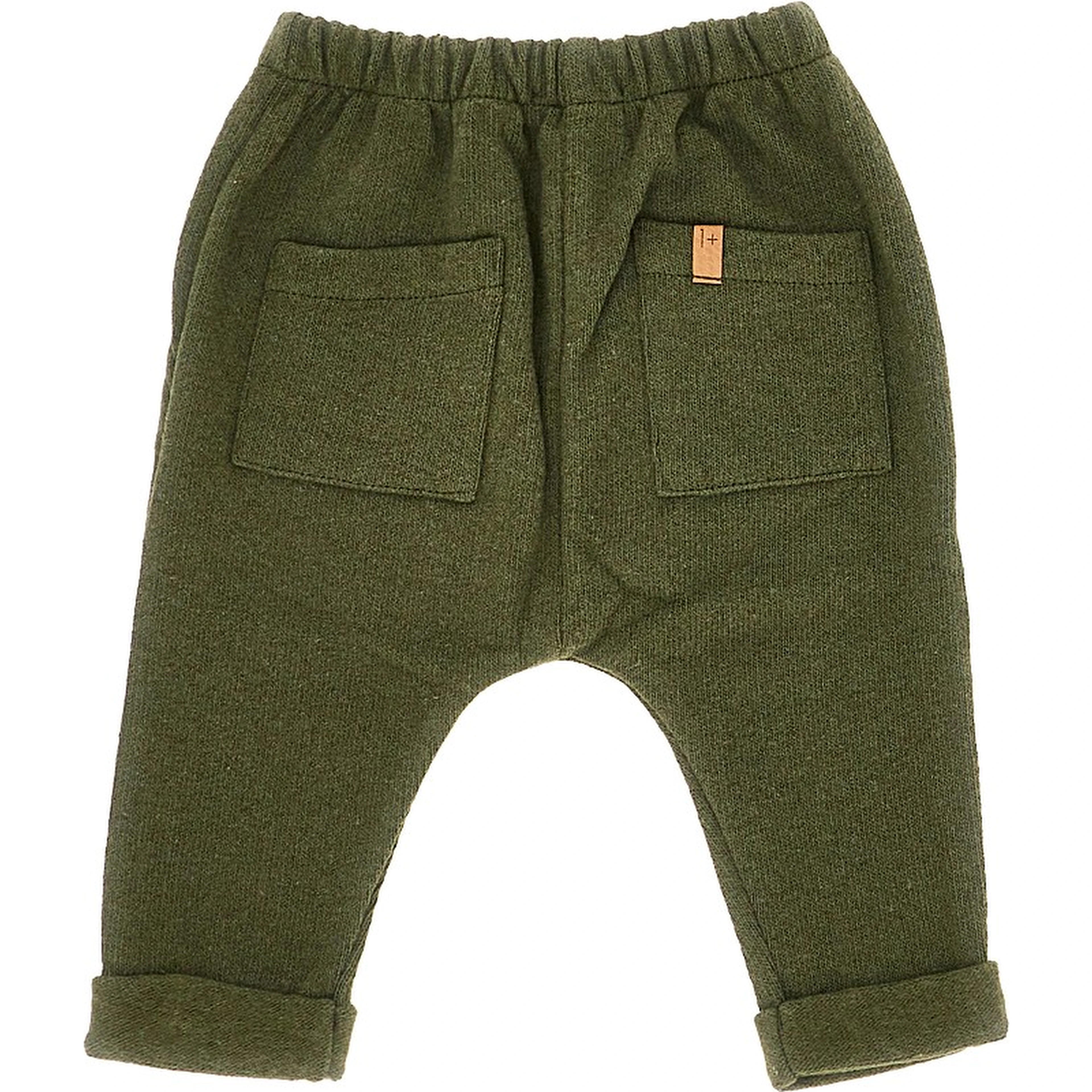 Cotton-blend knitted pants