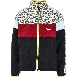 Color-block full-zip fleece jacket