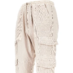 Canvas and corduroy cargo pants