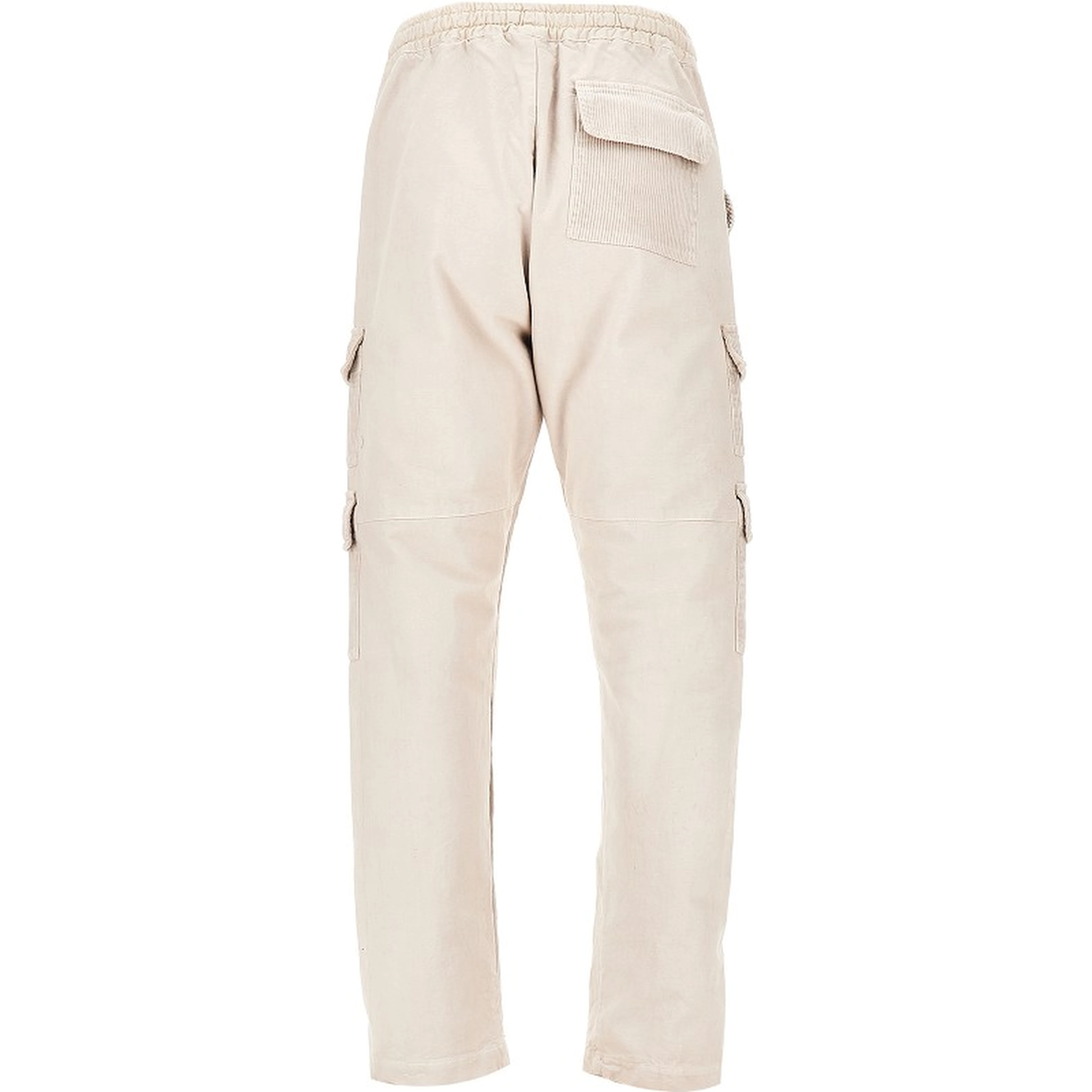 Canvas and corduroy cargo pants