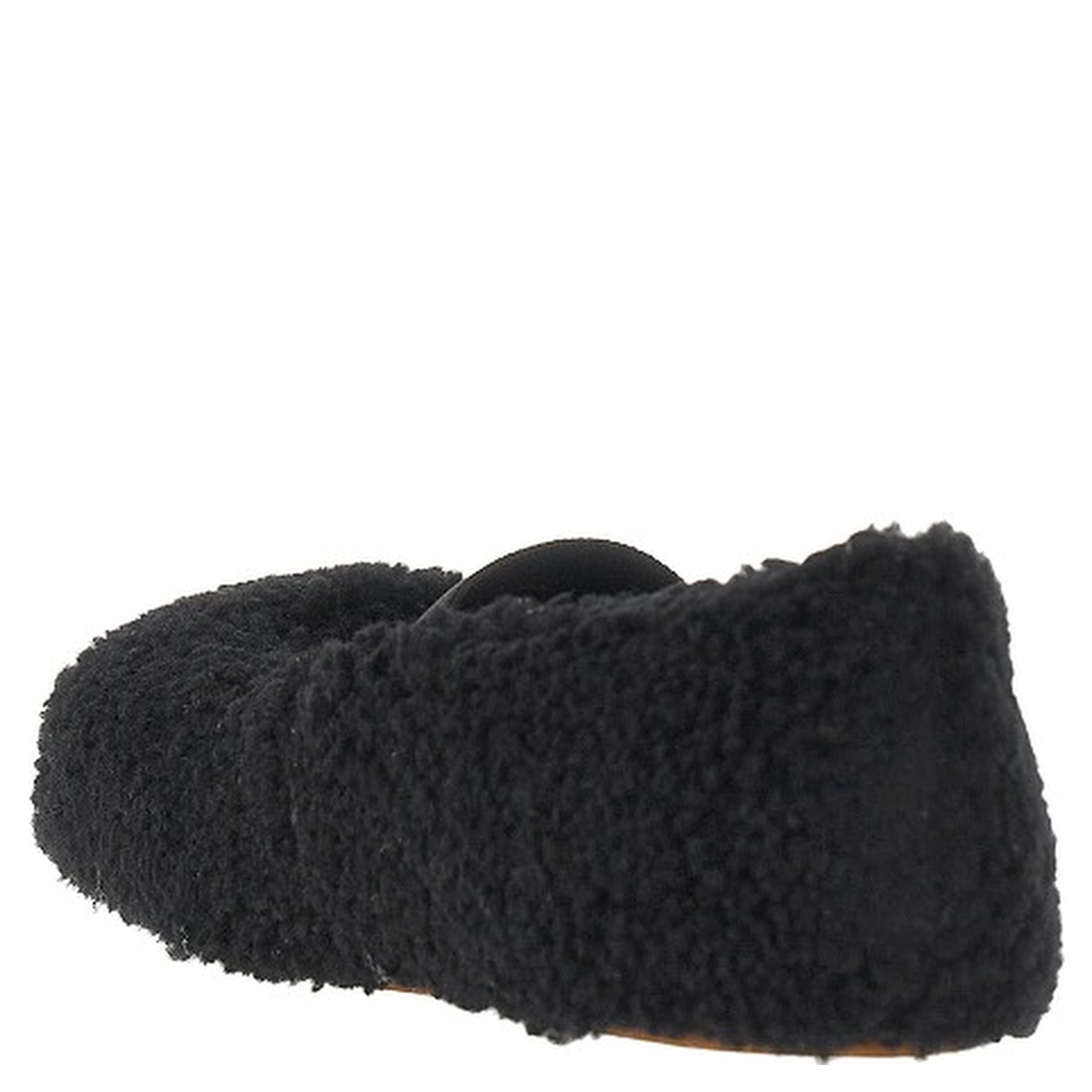 Shearling ballet flats