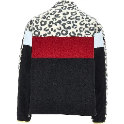 Color-block full-zip fleece jacket