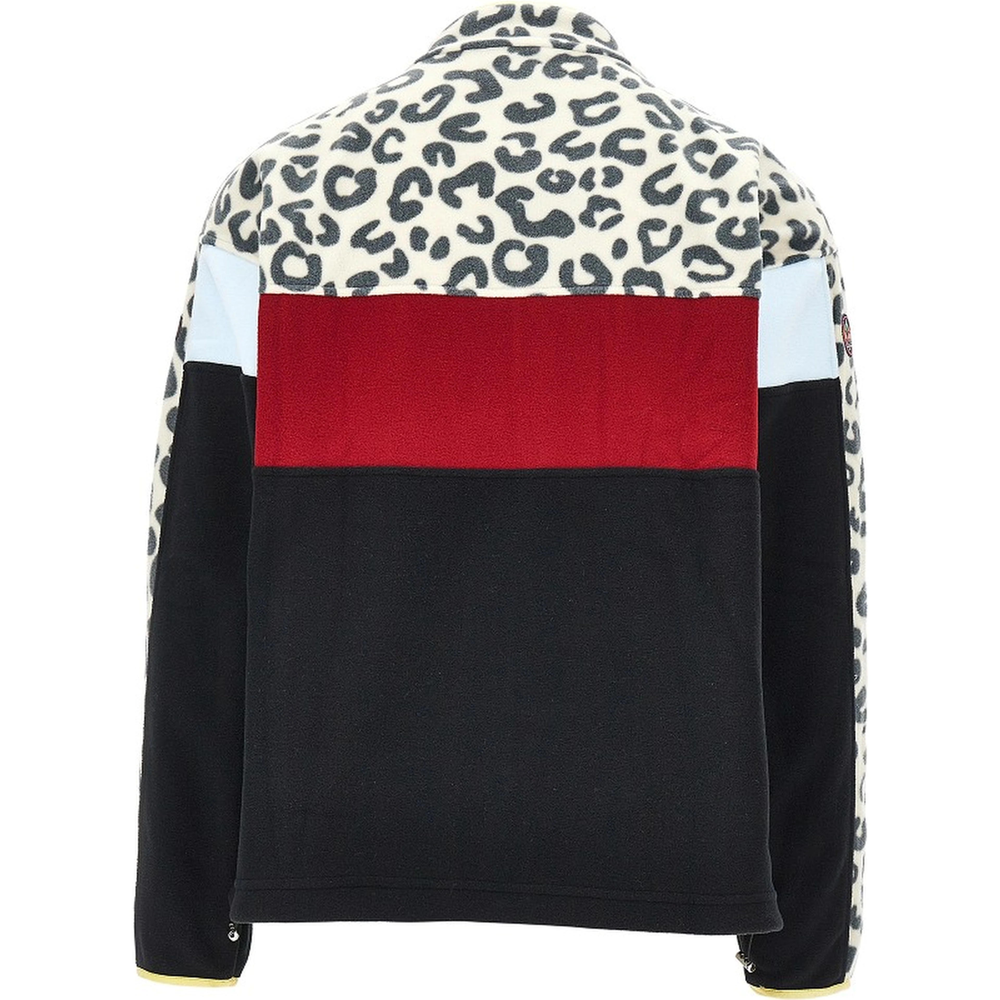 Color-block full-zip fleece jacket
