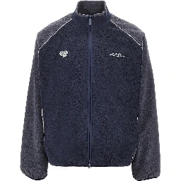 Fleece track jacket