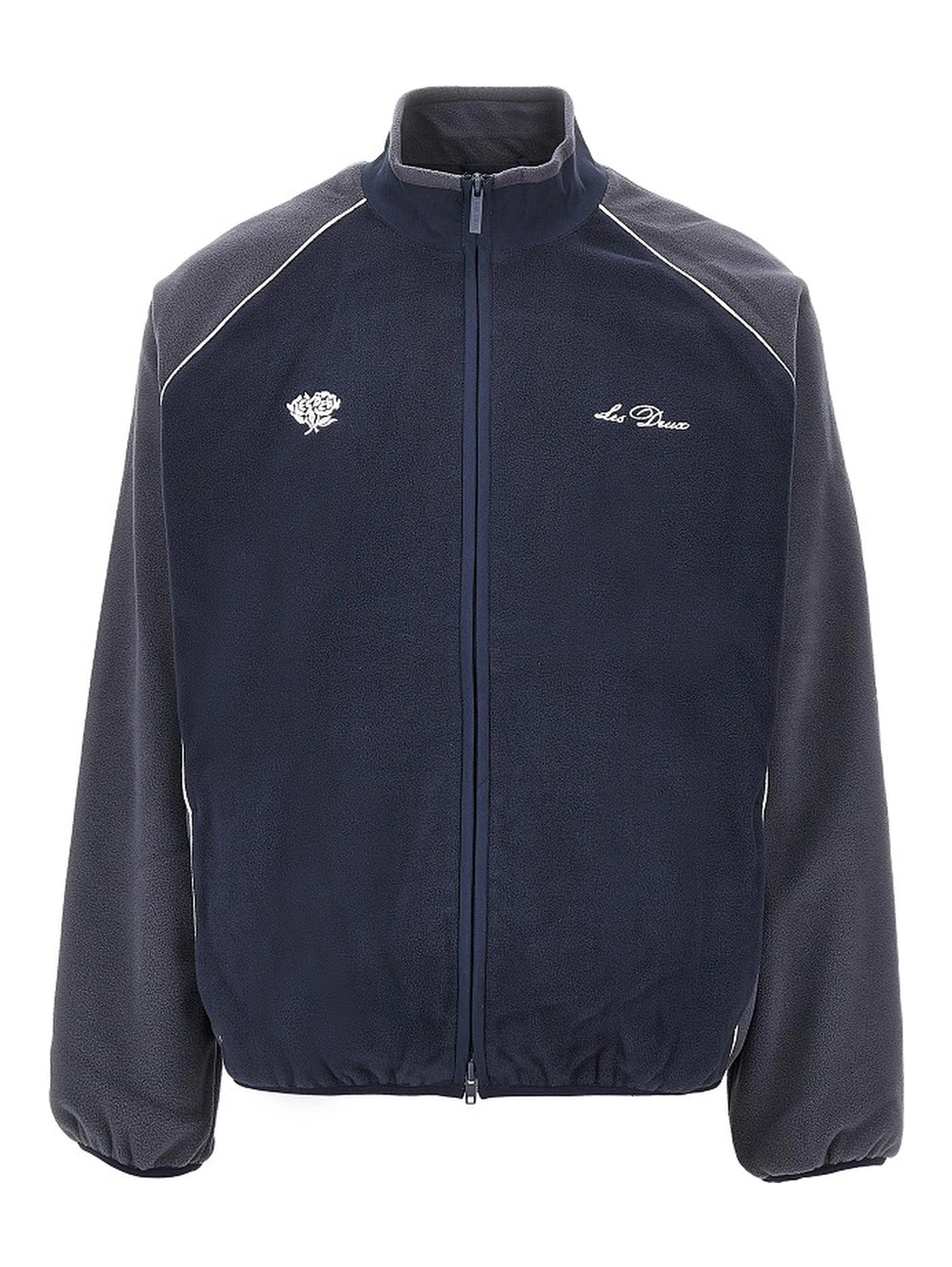 Fleece track jacket