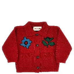 'Blossom' wool-blend cardigan