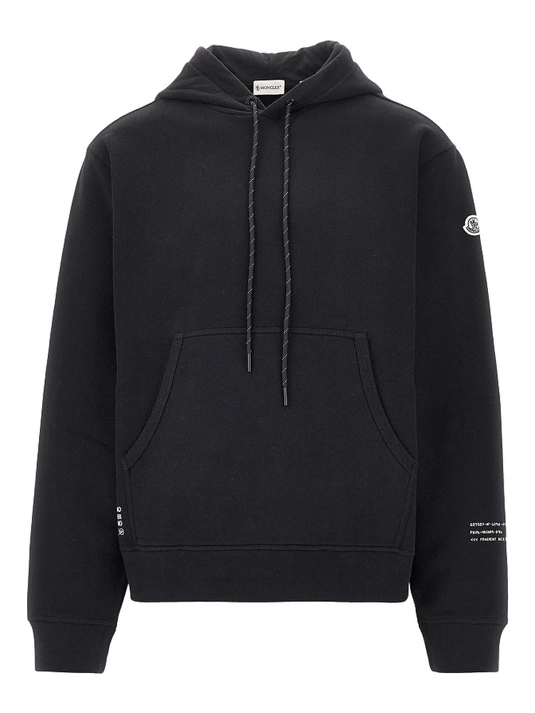 Logo print hoodie