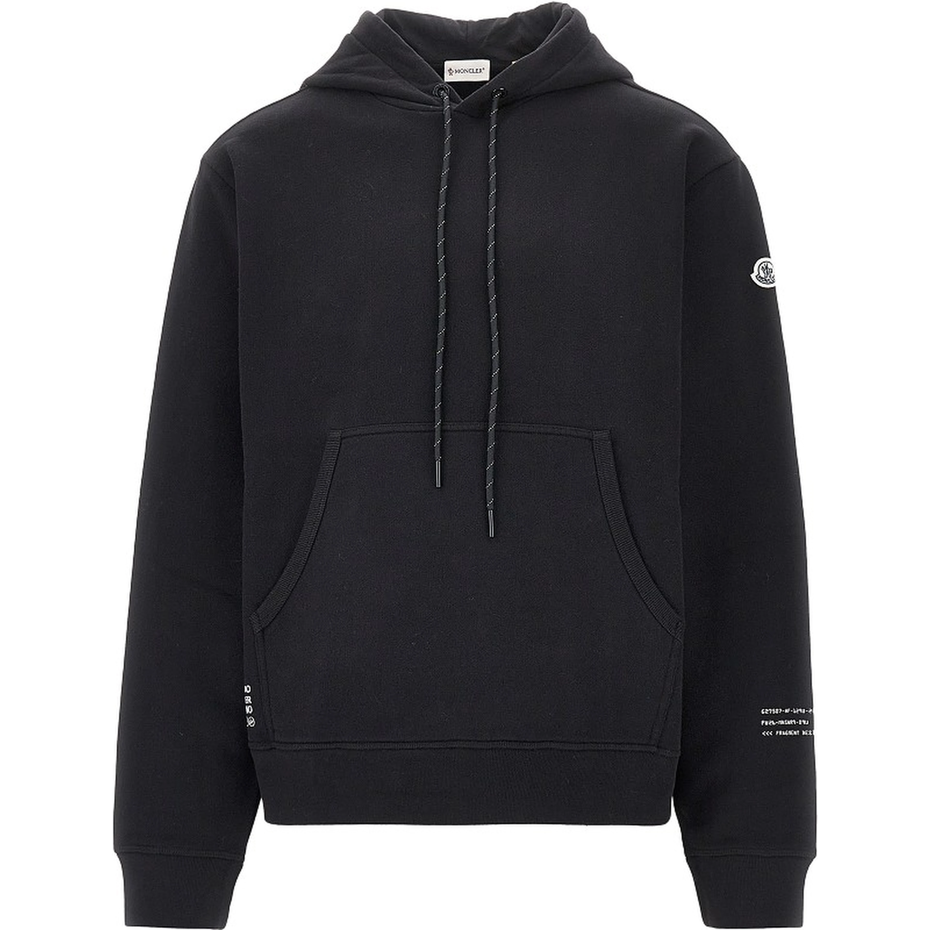 Logo print hoodie
