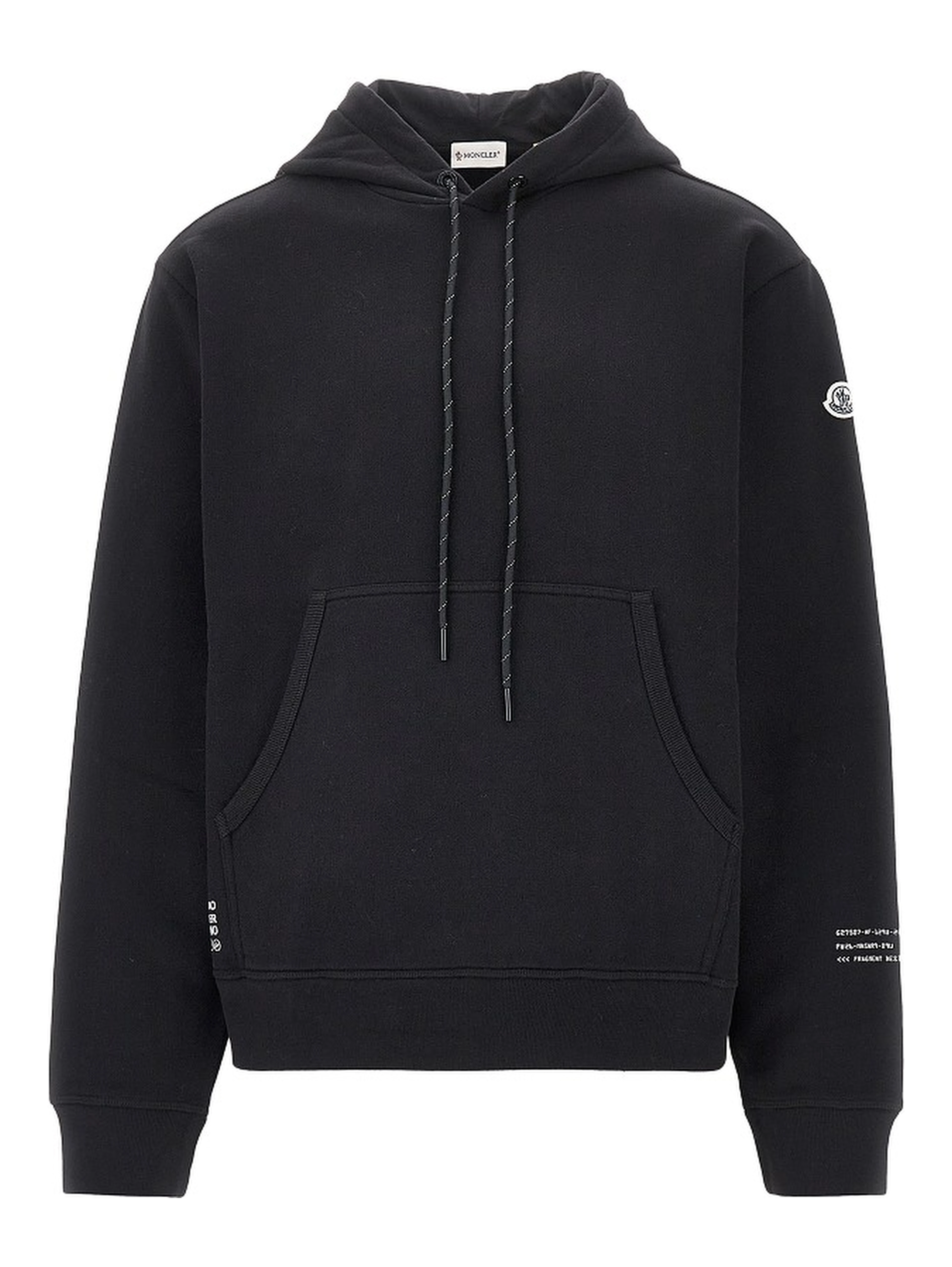 Logo print hoodie
