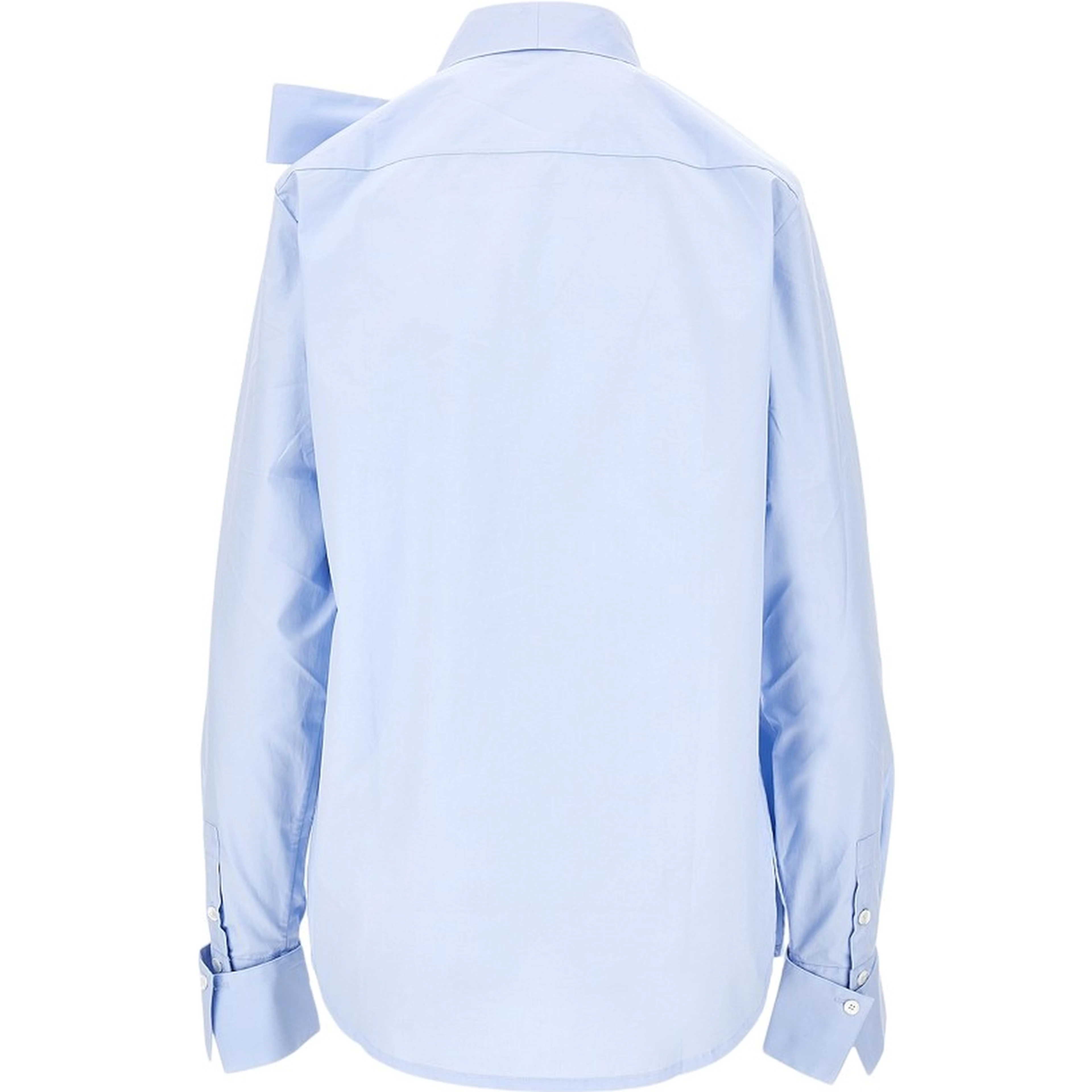 Poplin shirt with bow