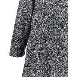 Mélange wool blend coat