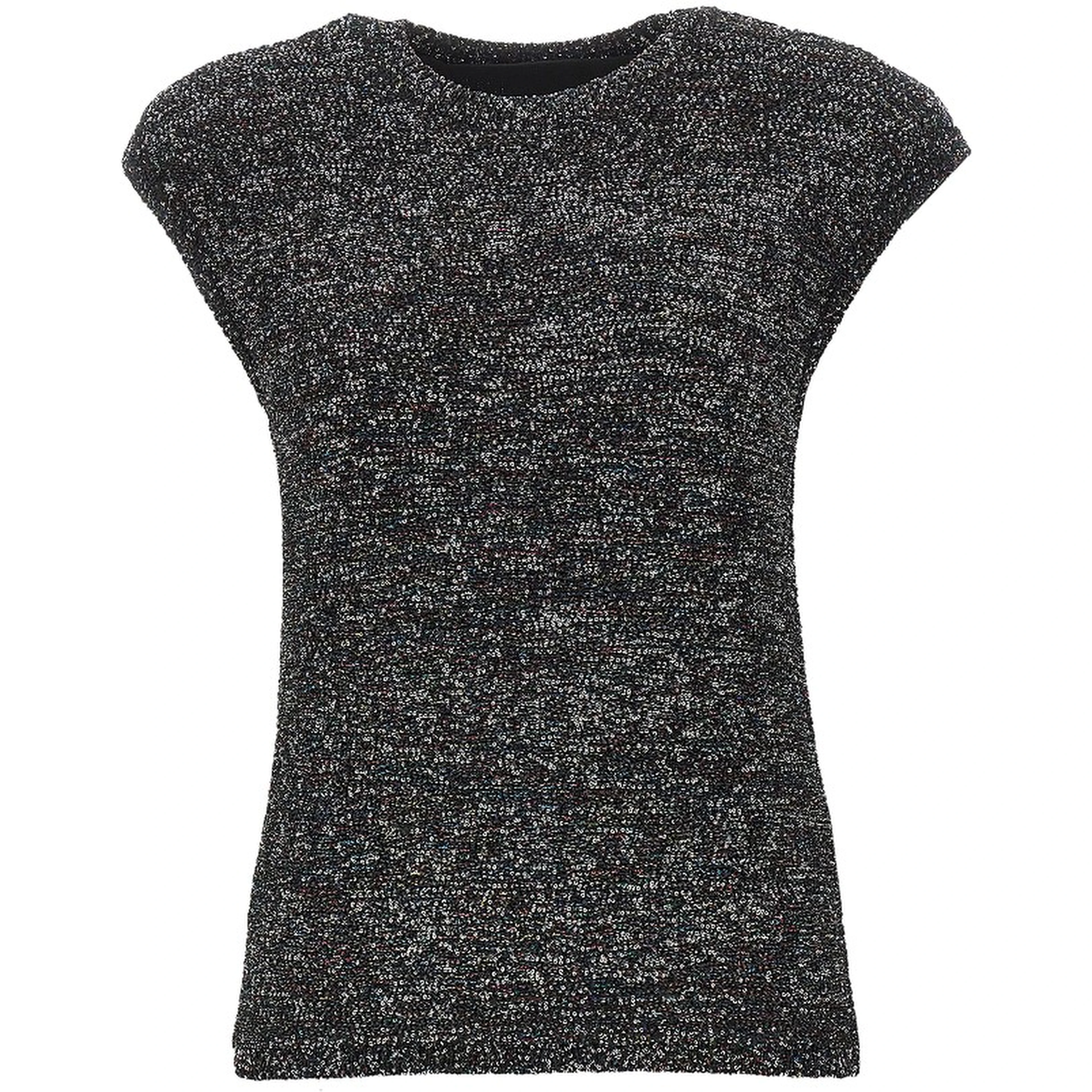 Sequinned knit top