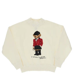 Polo Bear print crewneck sweatshirt
