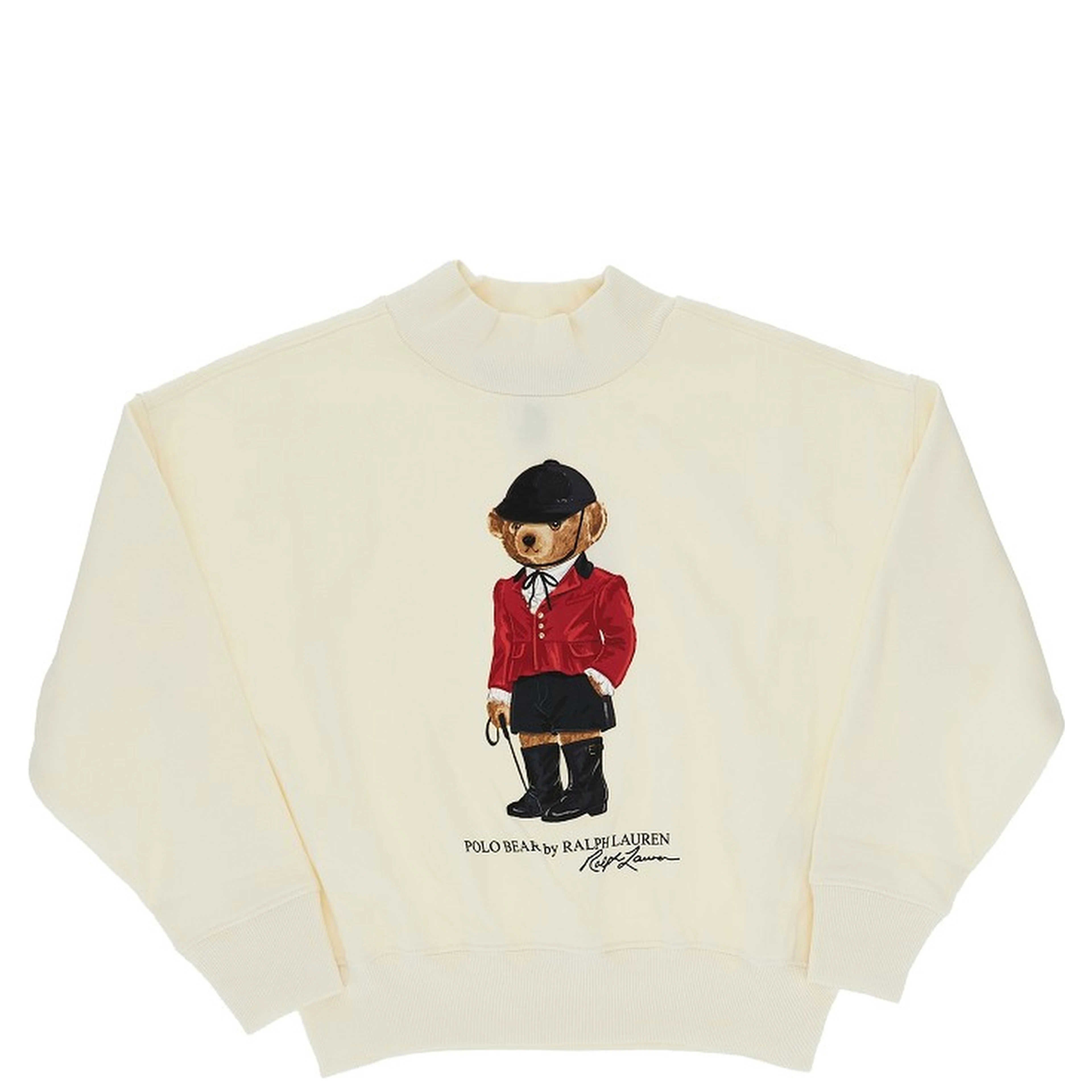 Polo Bear print crewneck sweatshirt