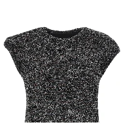 Sequinned knit top