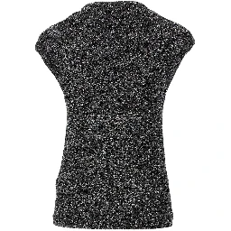 Sequinned knit top