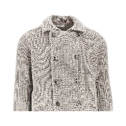 Cashmere double-breasted cardigan