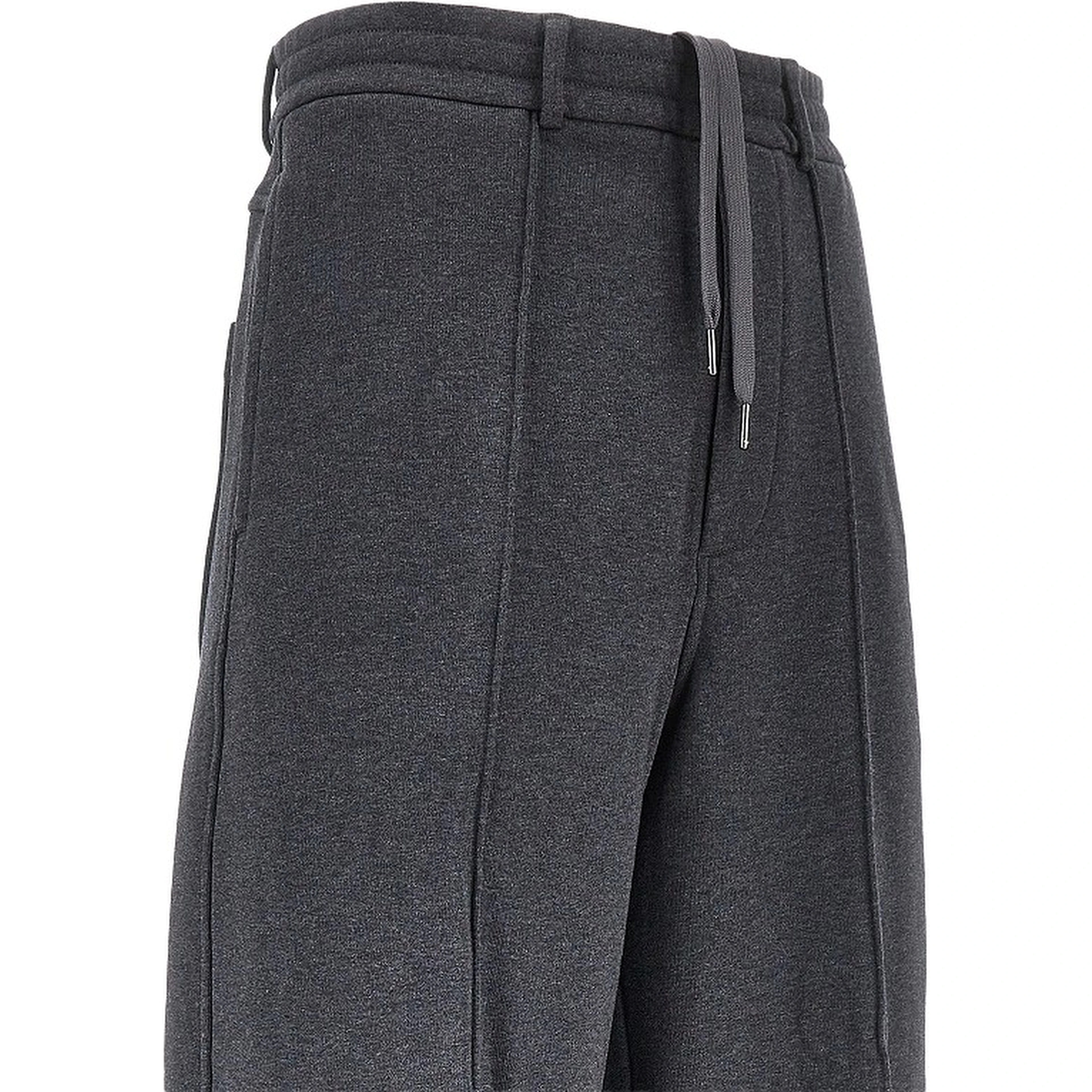 French terry straight leg pants